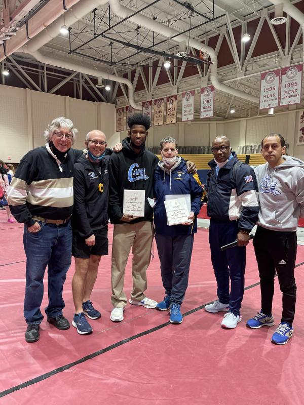 Cape coaches (l-r) Rob Perciful, Matt Lindell, Ellis Gaulden, Tim Bamforth, Gilbert Maull and Martin Rodriguez. SUBMITTED PHOTO